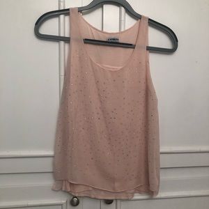 Light pink tank top. Size XS/TP.